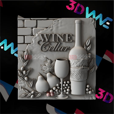 WINE CELLAR 3d stl 3DWave.us
